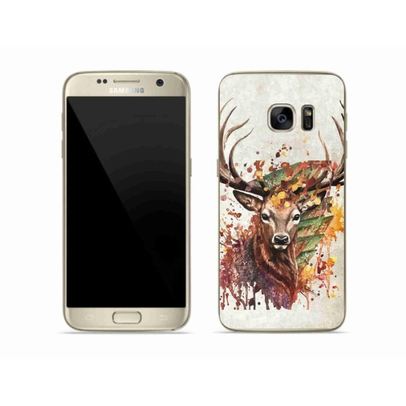Gél tok mmCase Samsung Galaxy S7 készülékhez - szarvas 1