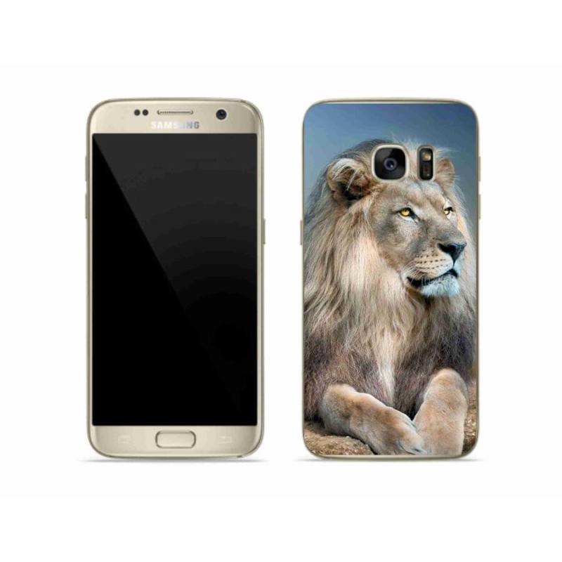 Gél tok mmCase Samsung Galaxy S7 készülékhez - Lion 1