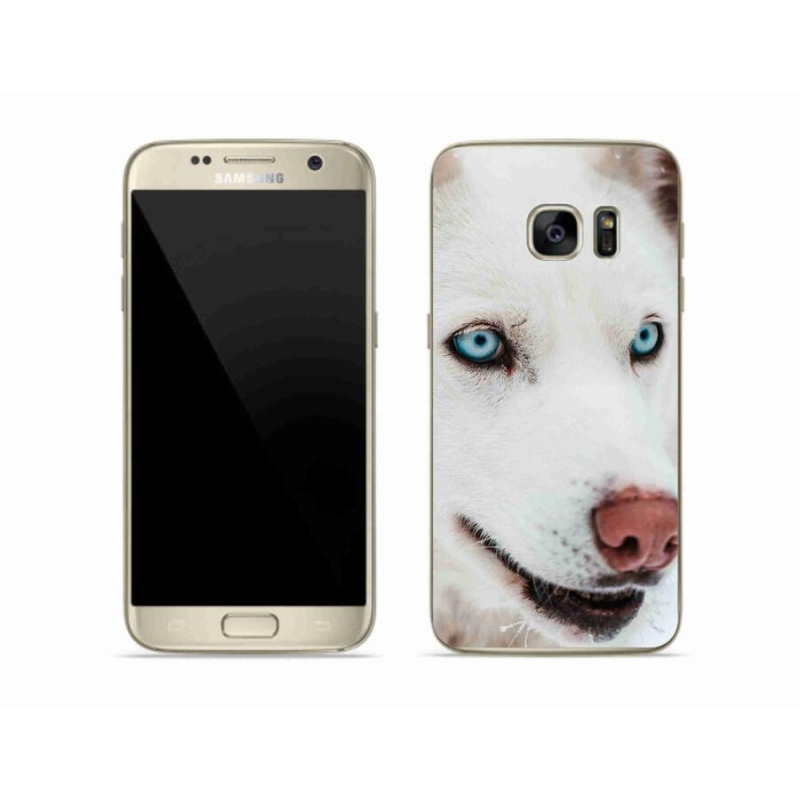 Gél tok mmCase Samsung Galaxy S7 készülékhez - kutyaszemmel nézet