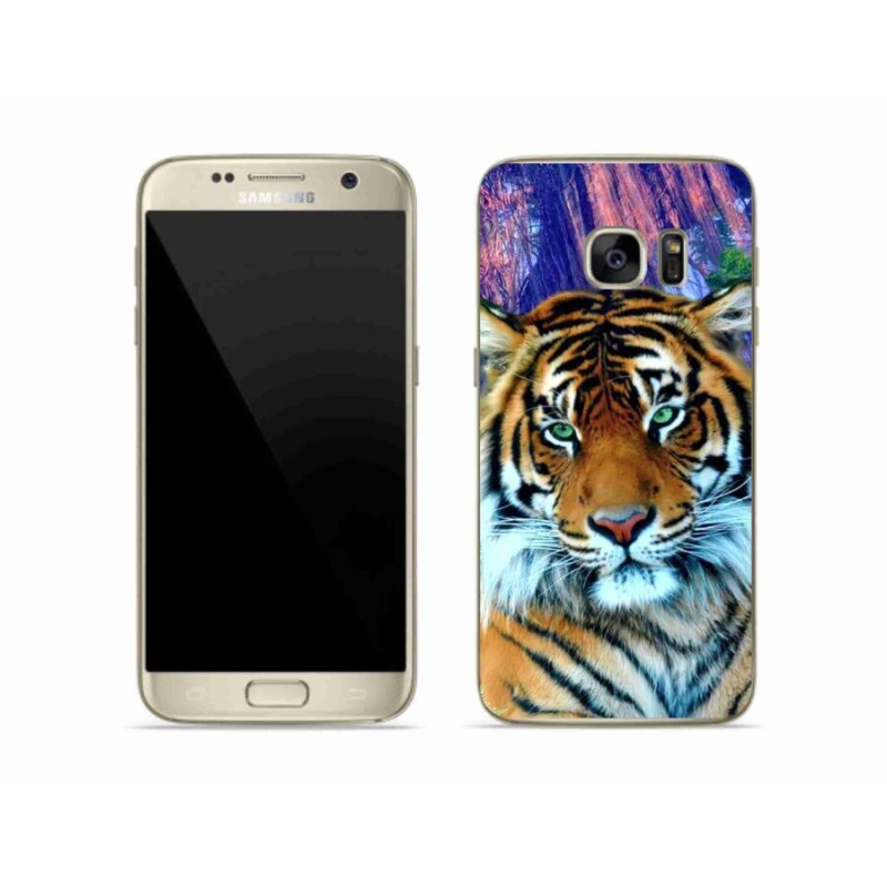 Gél tok mmCase Samsung Galaxy S7 készülékhez - tigris