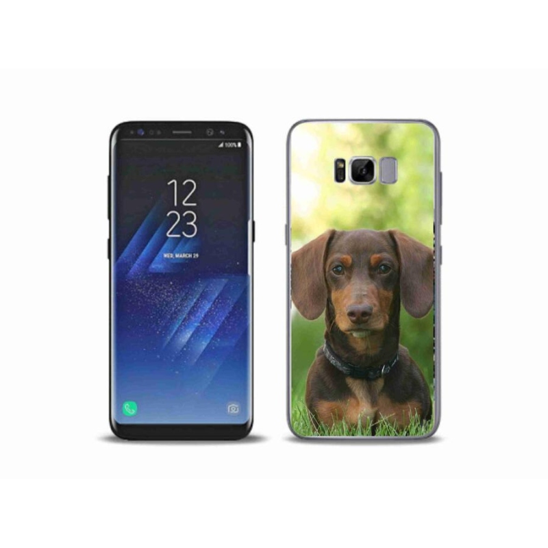 Gél tok mmCase Samsung Galaxy S8 Plus készülékhez - barna tacskó