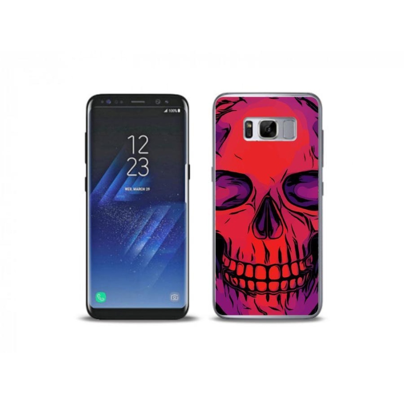 Zselés tok mmCase Samsung Galaxy S8 Plus készülékhez - koponya