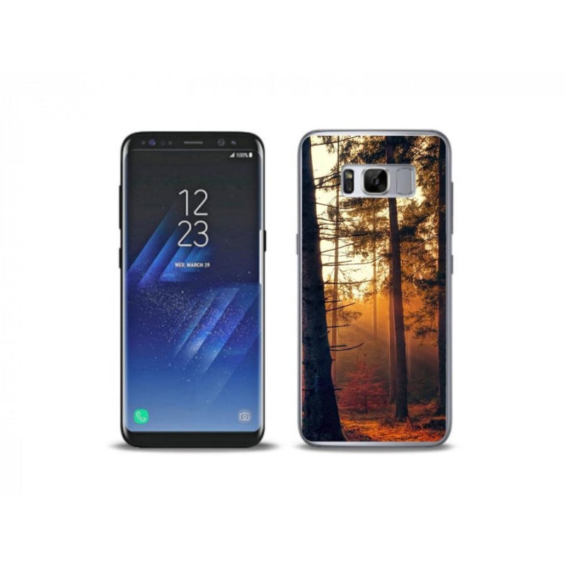 Gél tok mmCase Samsung Galaxy S8 Plus készülékhez - erdő
