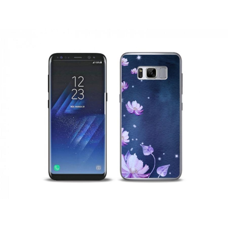 Gél tok mmCase mobiltelefonhoz Samsung Galaxy S8 Plus - hulló virágok