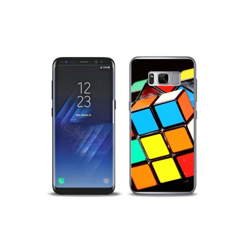 Gél tok mmCase Samsung Galaxy S8 Plus készülékhez - Rubik-kocka
