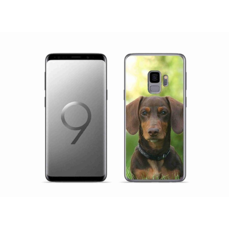Gél tok mmCase Samsung Galaxy S9 készülékhez - barna tacskó