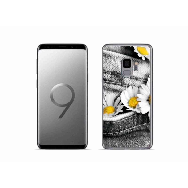 Gél tok mmCase mobiltelefonhoz Samsung Galaxy S9 - százszorszépek