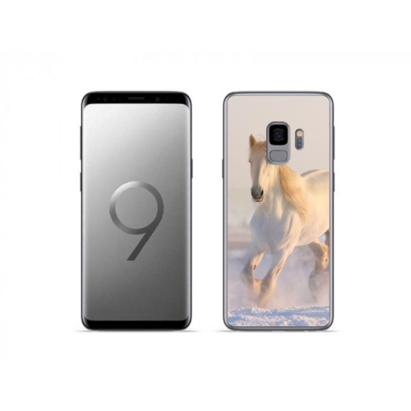 Gél tok mmCase Samsung Galaxy S9 készülékhez - ló a hóban