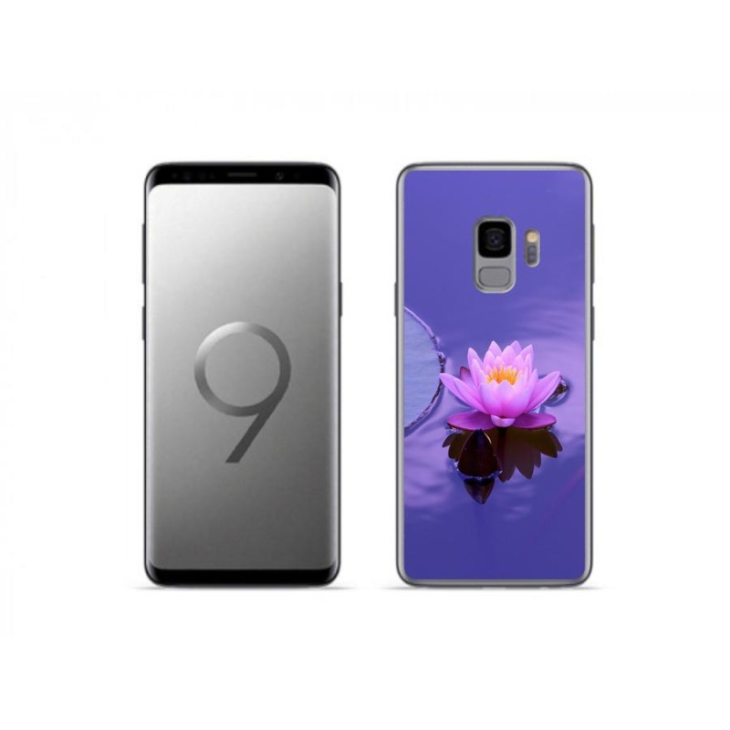 Gél tok mmCase mobil Samsung Galaxy S9 - virág a felszínen