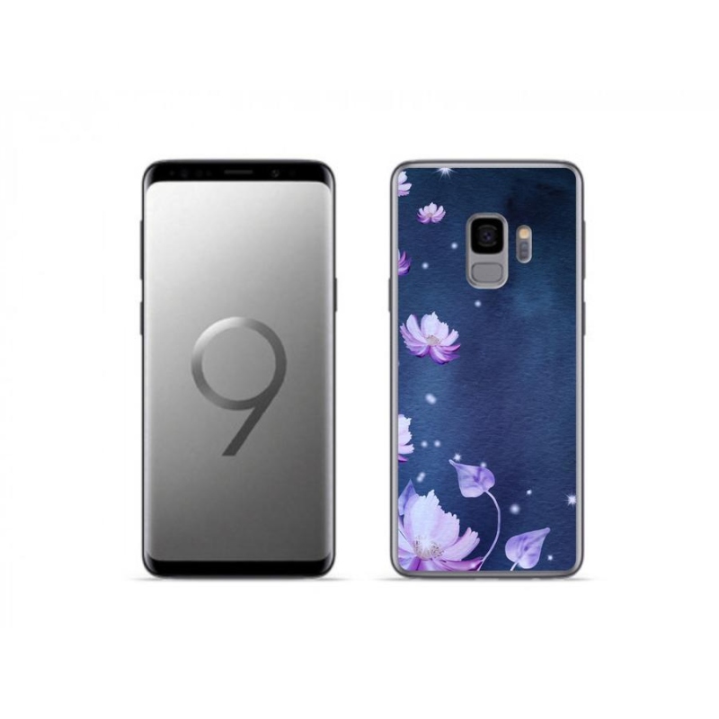 Gél tok mmCase Samsung Galaxy S9 készülékhez - hulló virágok