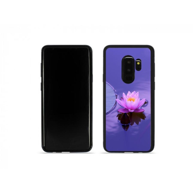 Gél tok mmCase mobiltelefonhoz Samsung Galaxy S9 Plus - virág a felületen