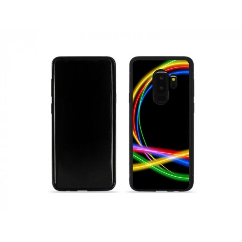 Gél tok mmCase Samsung Galaxy S9 Plus készülékhez - neon körök