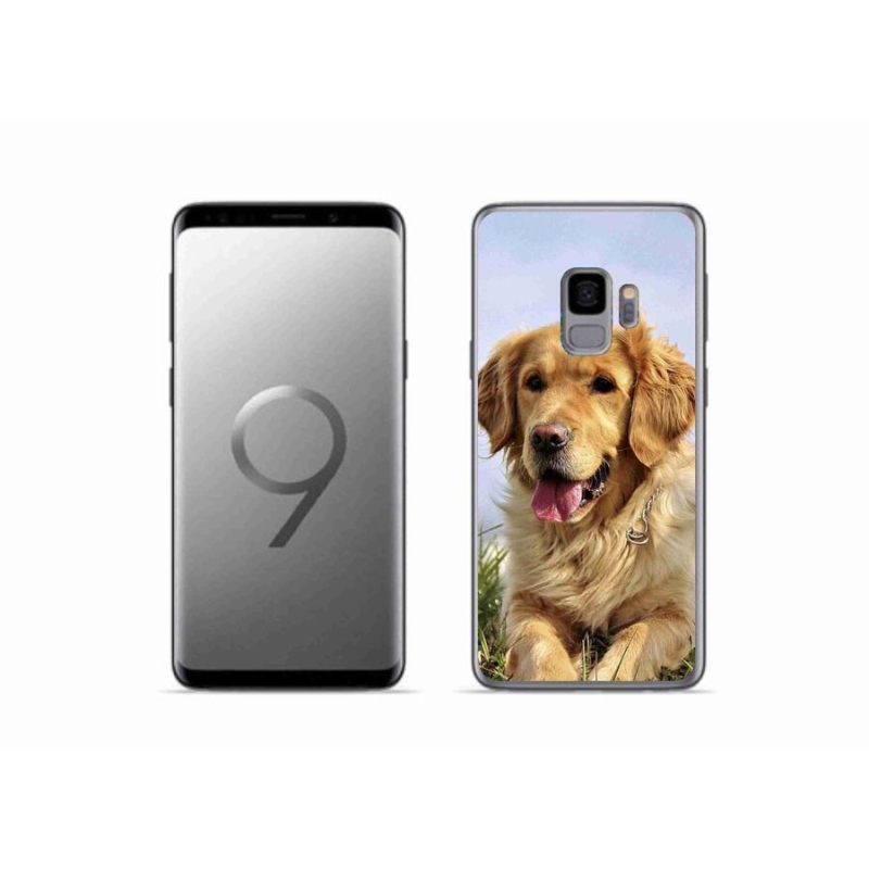 Gél tok mmCase Samsung Galaxy S9 készülékhez - arany retriever