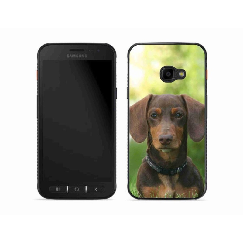 Gél tok mmCase Samsung Galaxy Xcover 4S készülékhez - barna tacskó