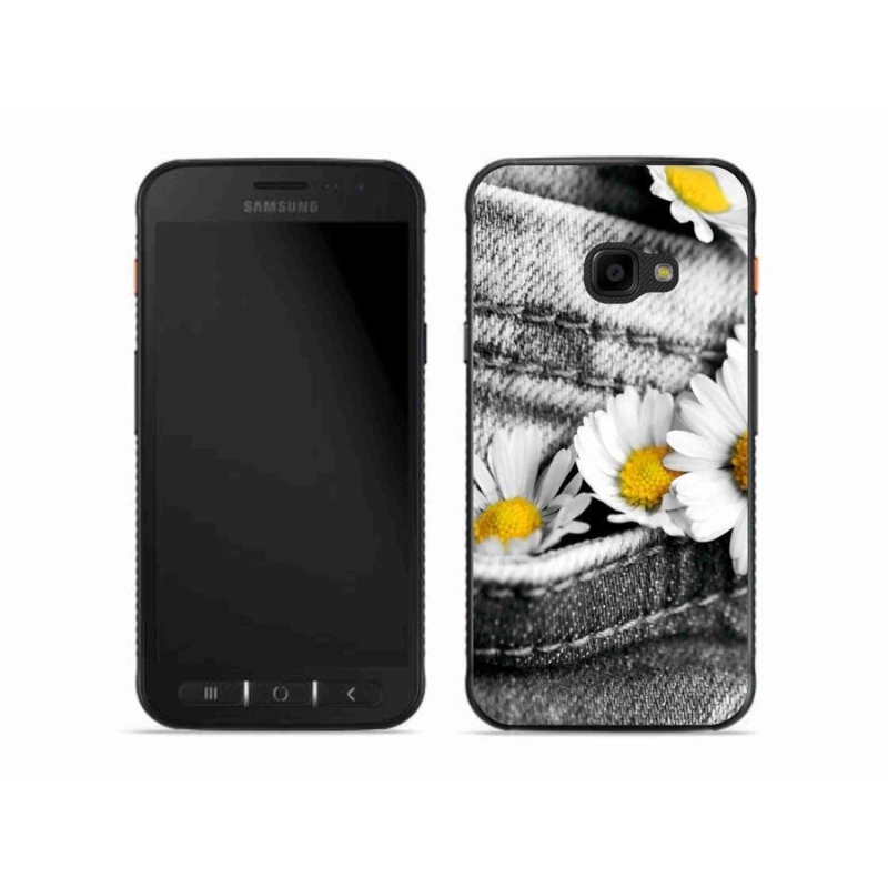 Gél tok mmCase mobiltelefonhoz Samsung Galaxy Xcover 4S - százszorszépek