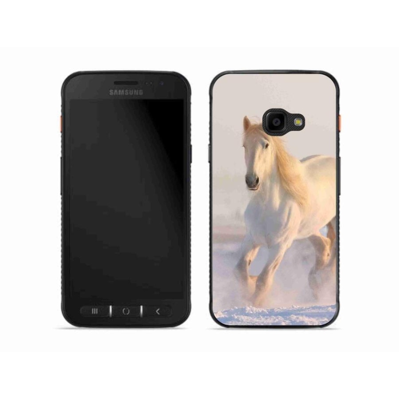 Gél tok mmCase a Samsung Galaxy Xcover 4S készülékhez - ló a hóban