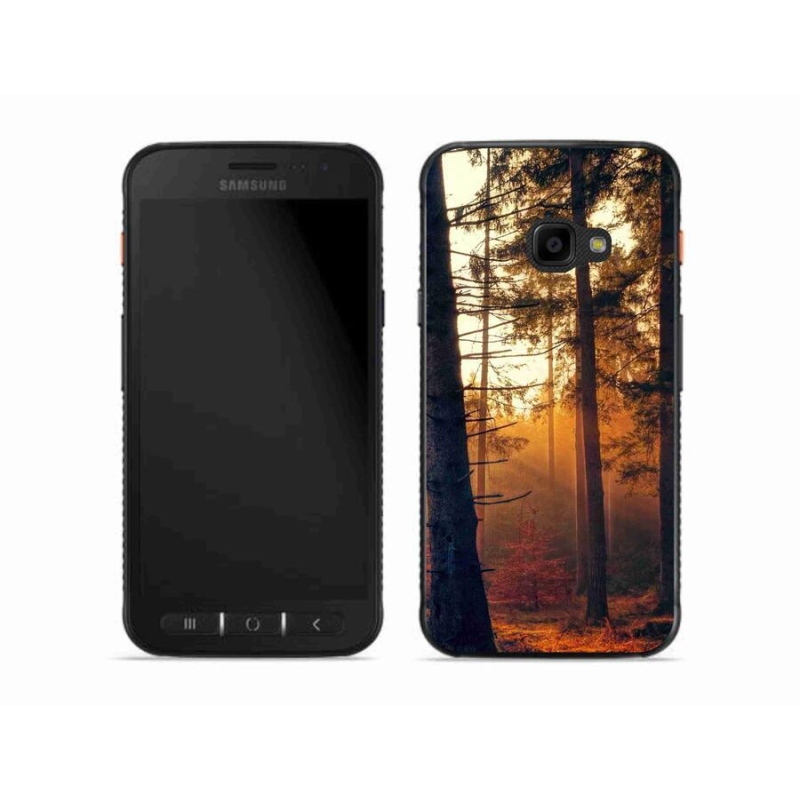 Gél tok mmCase a Samsung Galaxy Xcover 4S készülékhez - erdő