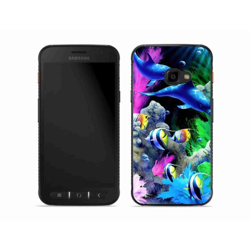 Gél tok mmCase Samsung Galaxy Xcover 4S készülékhez - tengeri világ