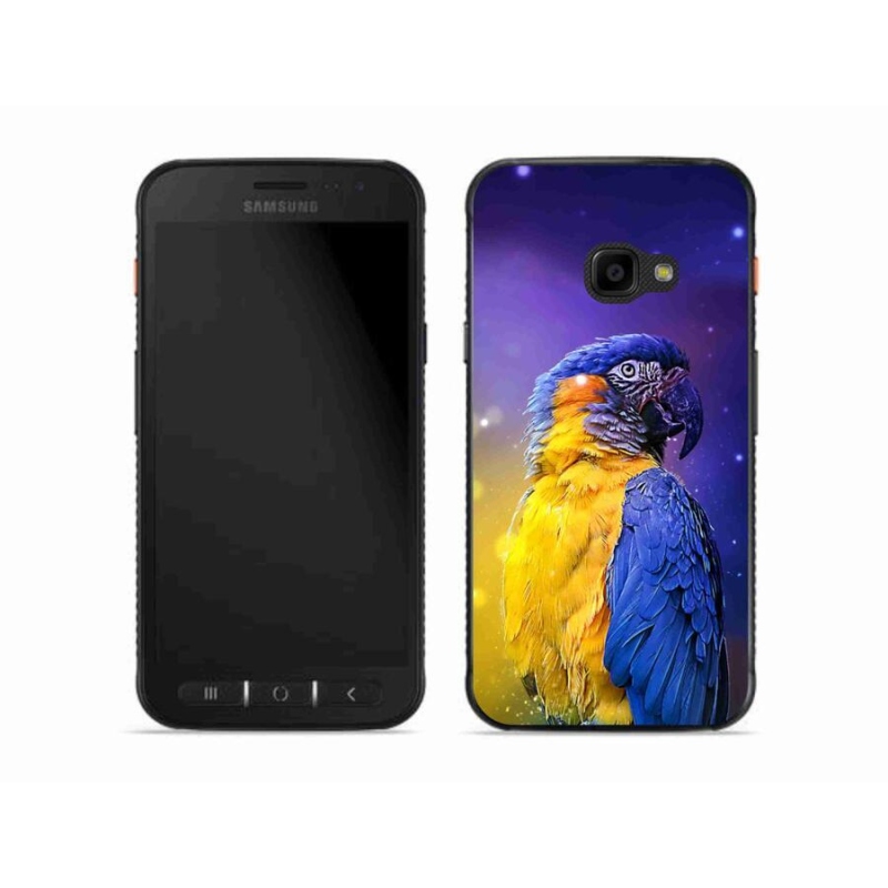 Gél tok mmCase a Samsung Galaxy Xcover 4S készülékhez - papagáj ara 1