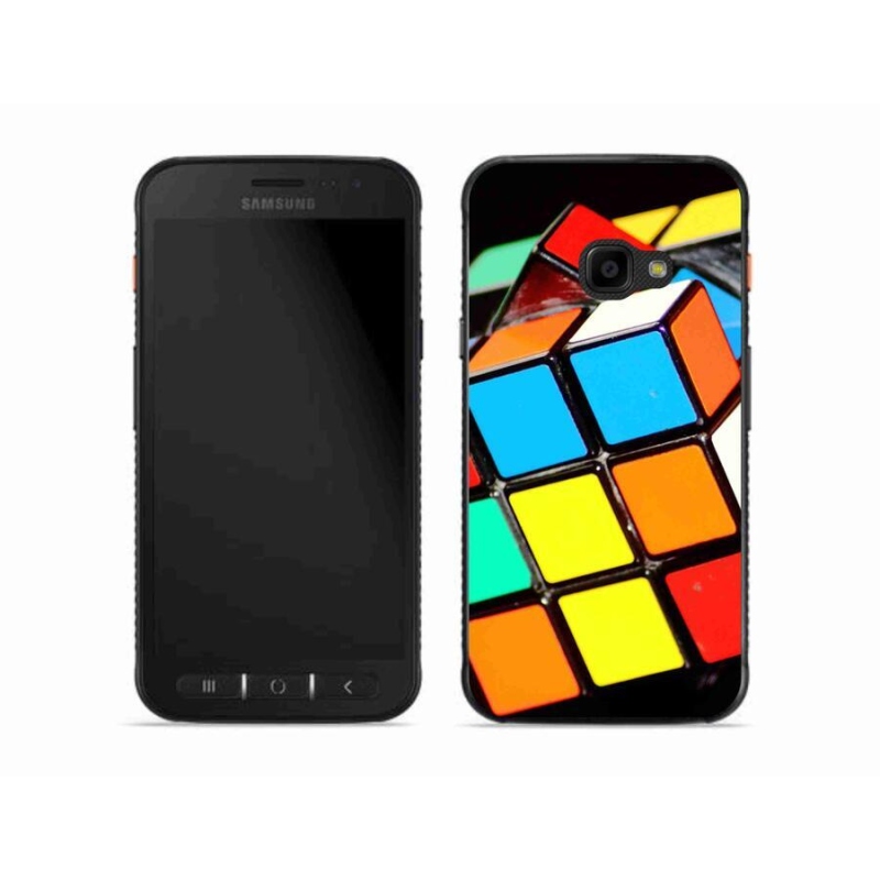 Gél tok mmCase a Samsung Galaxy Xcover 4S készülékhez - Rubik-kocka