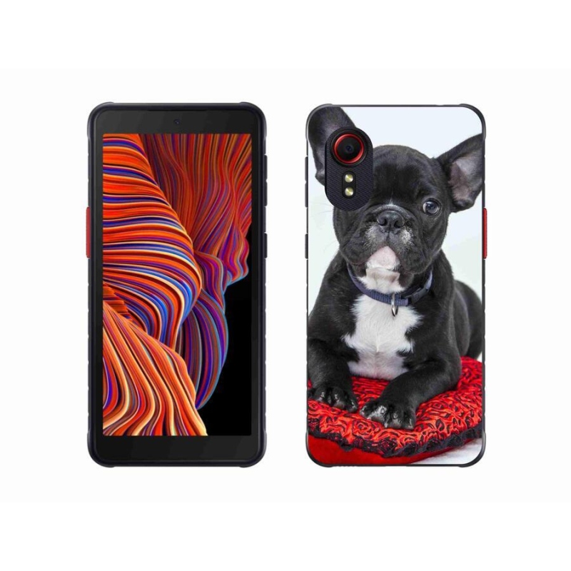 Gél tok mmCase mobiltelefonhoz Samsung Galaxy Xcover 5 - bulldog