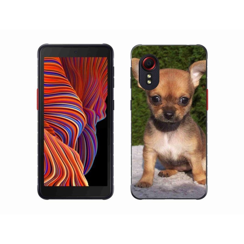 Gél tok mmCase mobil Samsung Galaxy Xcover 5 - chihuahua 3