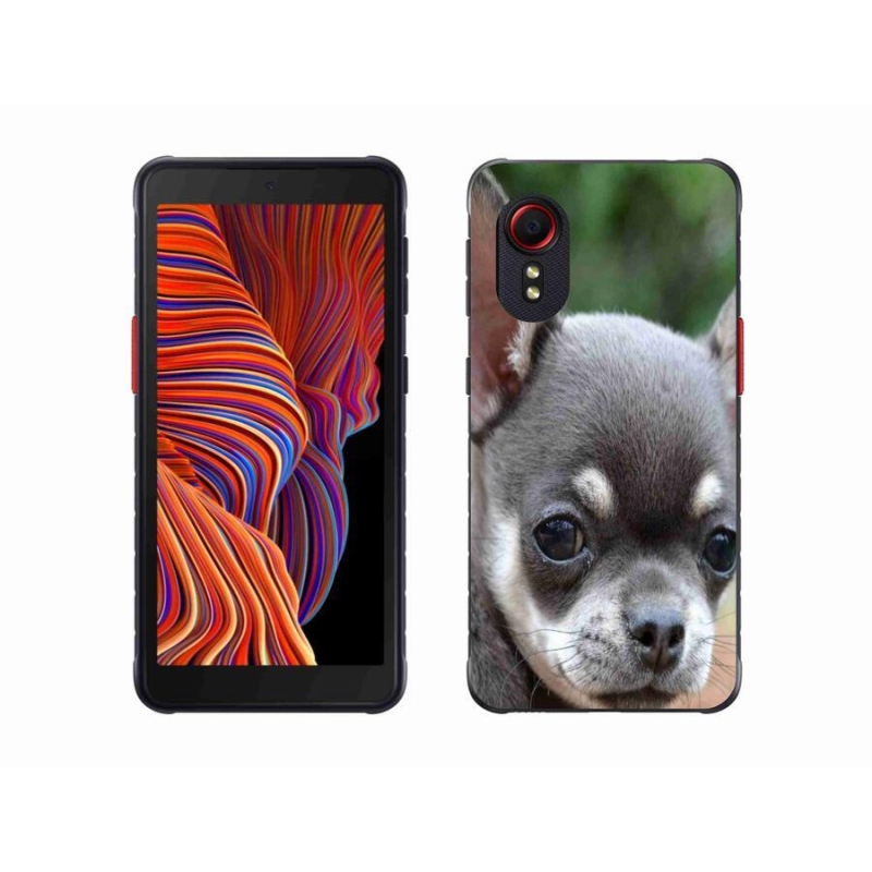 Gél tok mmCase mobiltelefonhoz Samsung Galaxy Xcover 5 - chihuahua