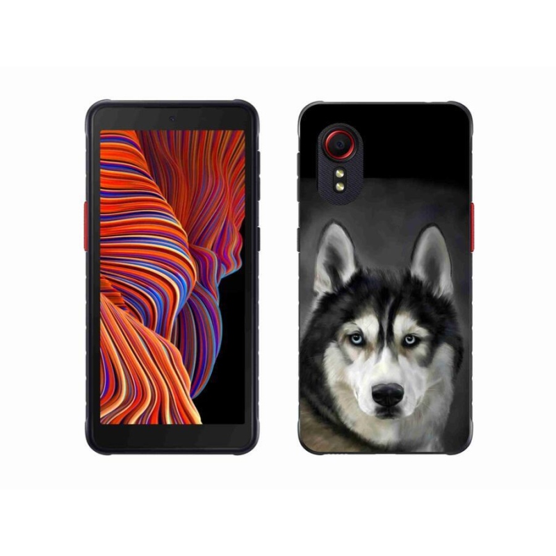 Gél tok mmCase mobiltelefonhoz Samsung Galaxy Xcover 5 - husky