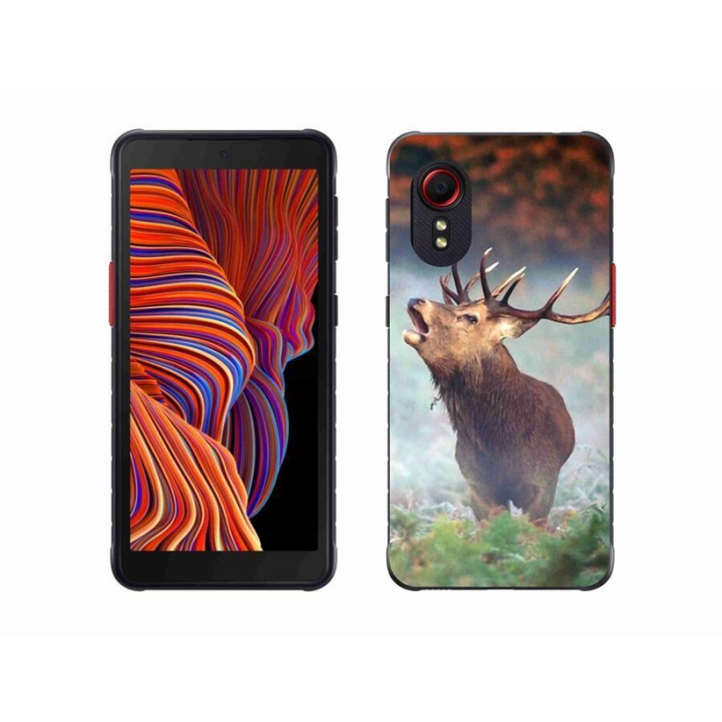 Gél tok mmCase mobiltelefonhoz Samsung Galaxy Xcover 5 - szarvas 2