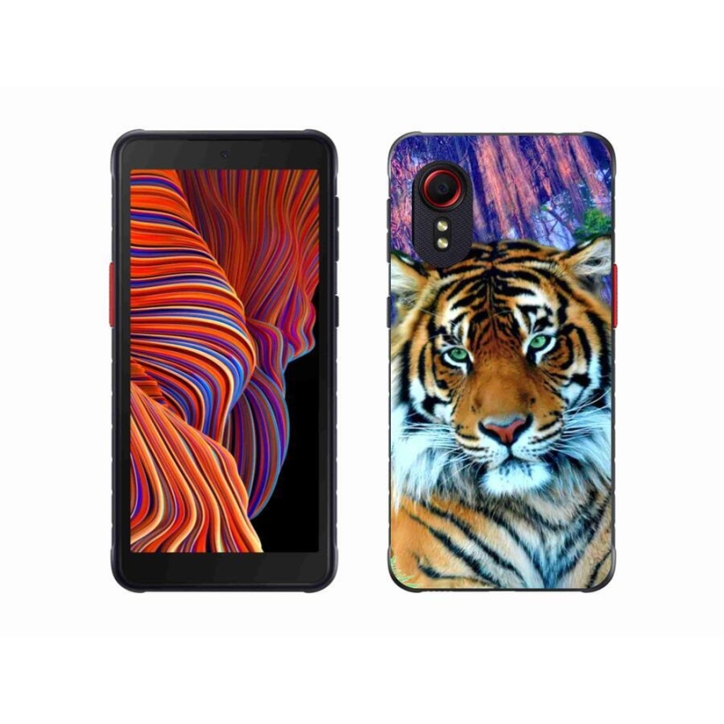 Gél tok mmCase mobiltelefonhoz Samsung Galaxy Xcover 5 - tigris