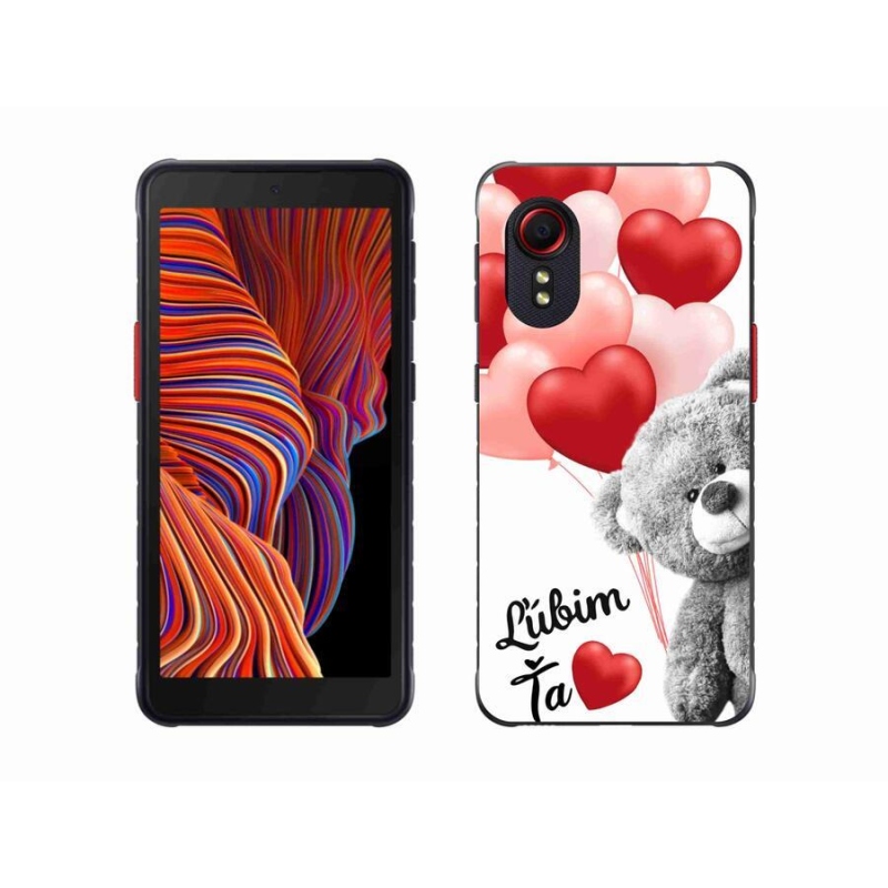 Gél tok mmCase mobiltelefonhoz Samsung Galaxy Xcover 5 - I love you en