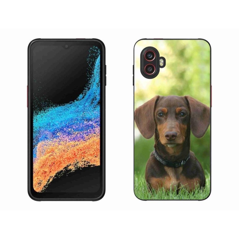 Gél tok mmCase a Samsung Galaxy Xcover 6 Pro készülékhez - barna tacskó