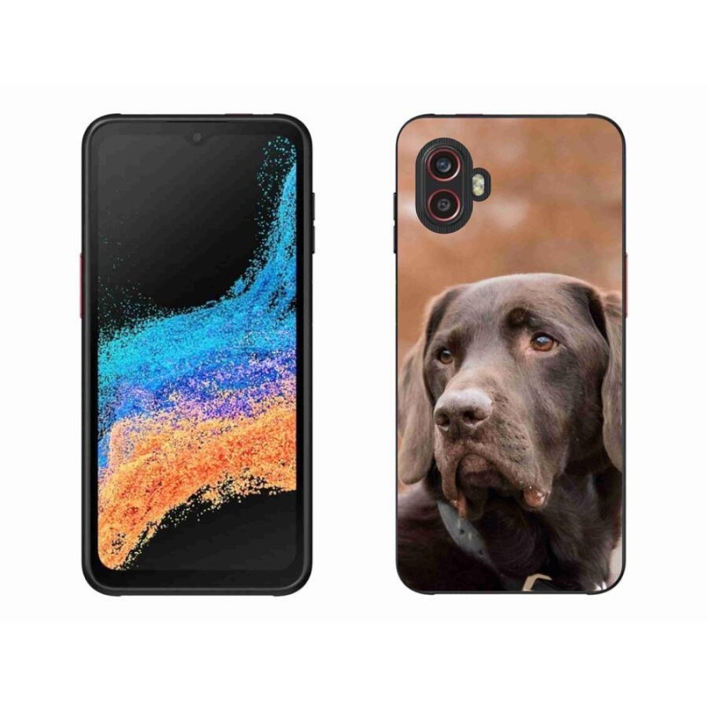 Gél tok mmCase Samsung Galaxy Xcover 6 Pro készülékhez - barna labrador