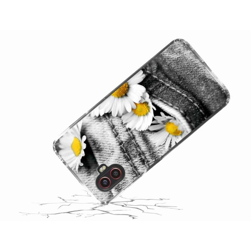 Gél tok mmCase mobiltelefonhoz Samsung Galaxy Xcover 6 Pro - százszorszépek