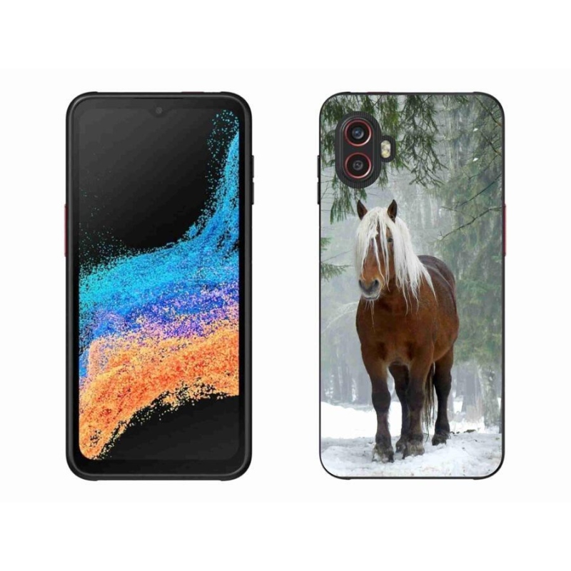 Gél tok mmCase a Samsung Galaxy Xcover 6 Pro készülékhez - ló az erdőben