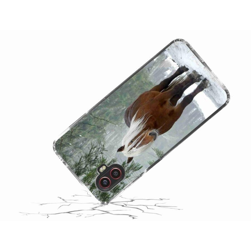 Gél tok mmCase a Samsung Galaxy Xcover 6 Pro készülékhez - ló az erdőben