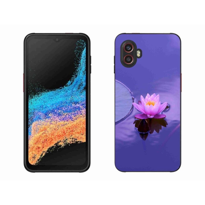 Gél tok mmCase mobil Samsung Galaxy Xcover 6 Pro - virág a vízen