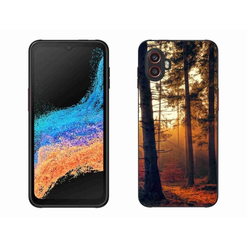 Gél tok mmCase Samsung Galaxy Xcover 6 Pro - erdőhöz