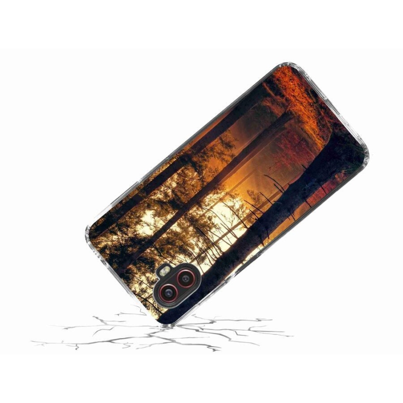 Gél tok mmCase Samsung Galaxy Xcover 6 Pro - erdőhöz