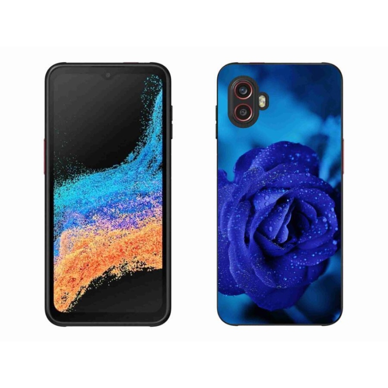 Gél tok mmCase Samsung Galaxy Xcover 6 Pro készülékhez - kék rózsa