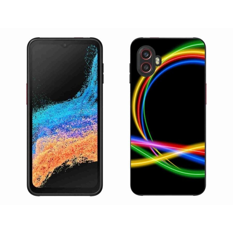 Gél tok mmCase a Samsung Galaxy Xcover 6 Pro készülékhez - neon körök