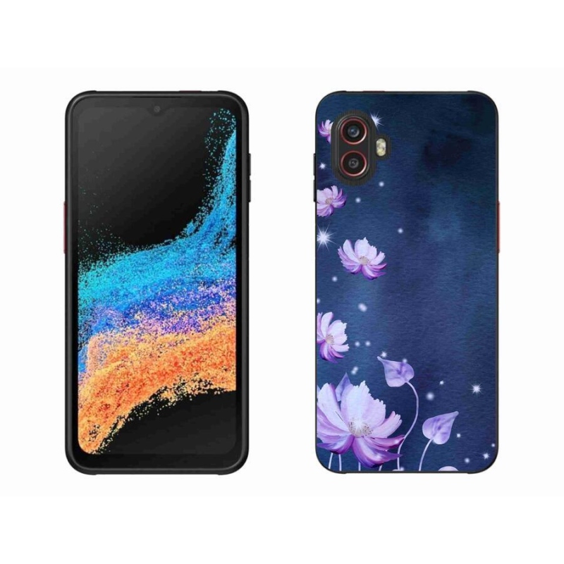 Gél tok mmCase mobiltelefonhoz Samsung Galaxy Xcover 6 Pro - hulló virágok