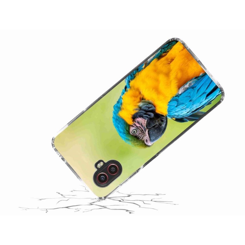 Gél tok mmCase a Samsung Galaxy Xcover 6 Pro készülékhez - papagáj ara 2