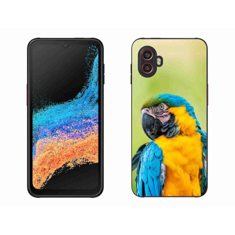 Gél tok mmCase a Samsung Galaxy Xcover 6 Pro készülékhez - papagáj ara 2