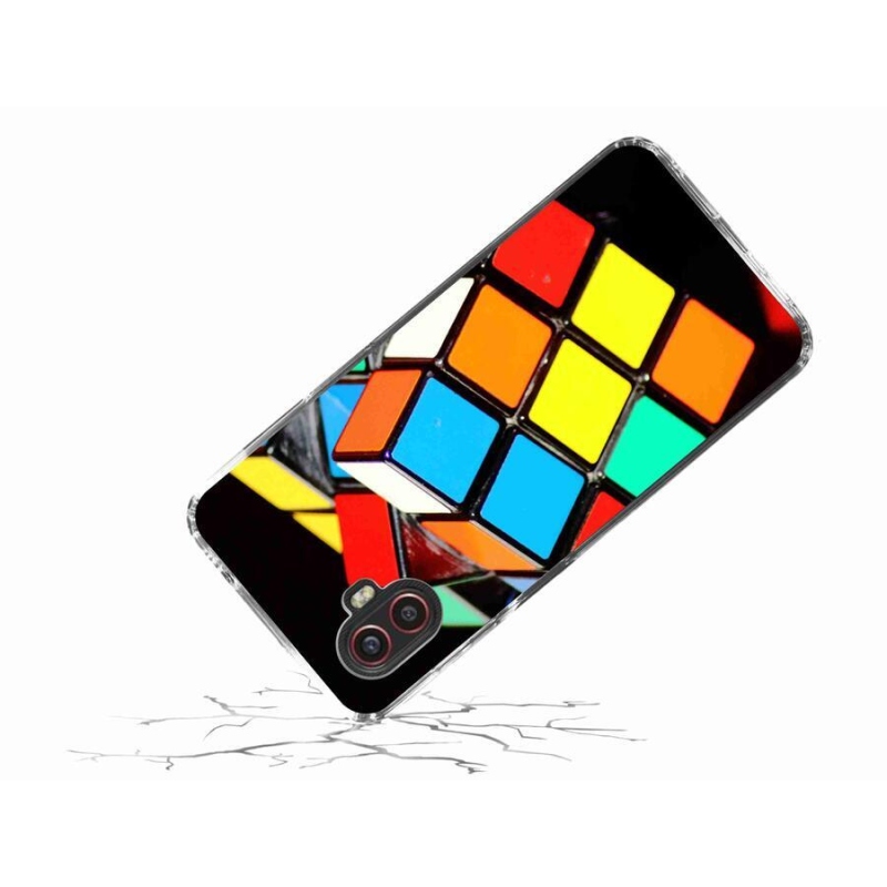 Gél tok mmCase Samsung Galaxy Xcover 6 Pro készülékhez - Rubik-kocka