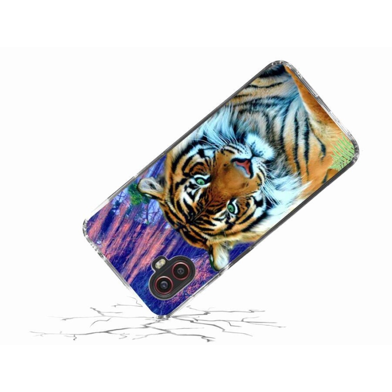Gél tok mmCase mobiltelefonhoz Samsung Galaxy Xcover 6 Pro - tigris