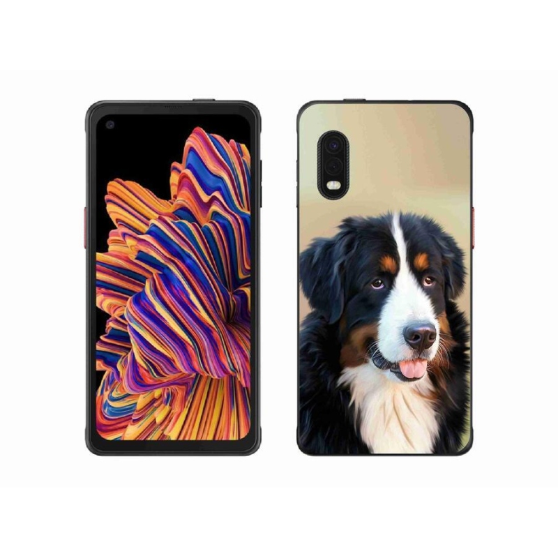 Gél tok mmCase Samsung Galaxy Xcover Pro készülékhez - Berni hegyi kutya