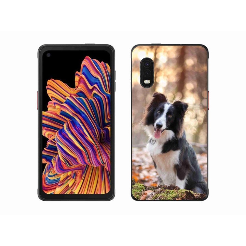 Gél tok mmCase mobil Samsung Galaxy Xcover Pro - border colie 1