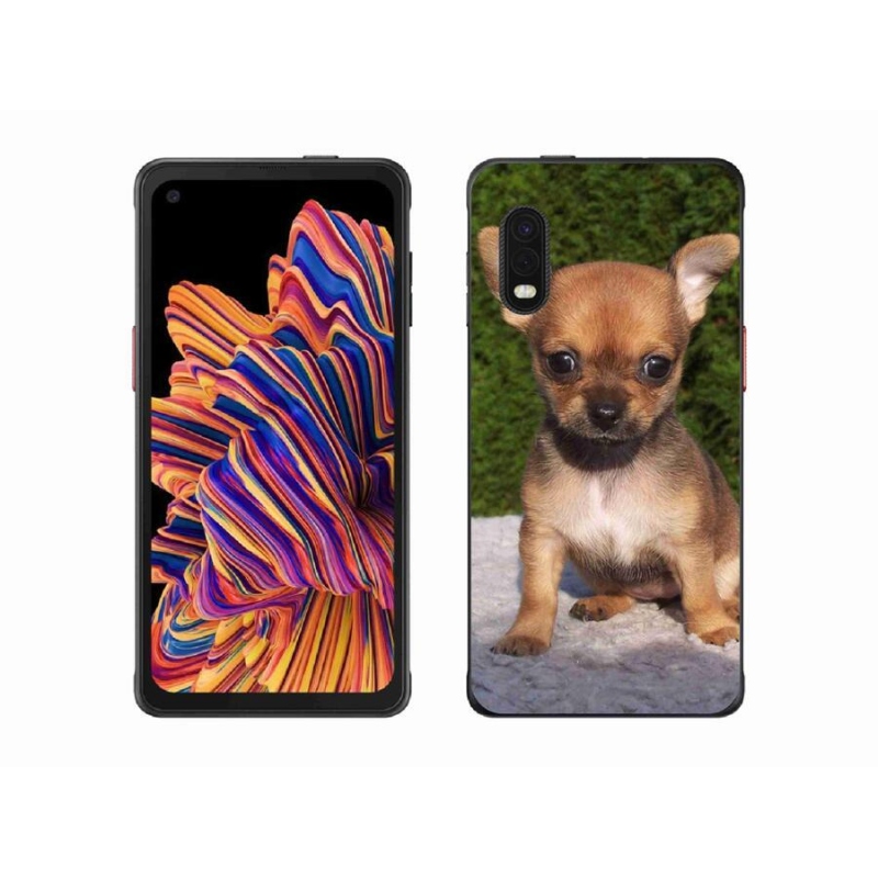 Gél tok mmCase mobil Samsung Galaxy Xcover Pro - chihuahua 3