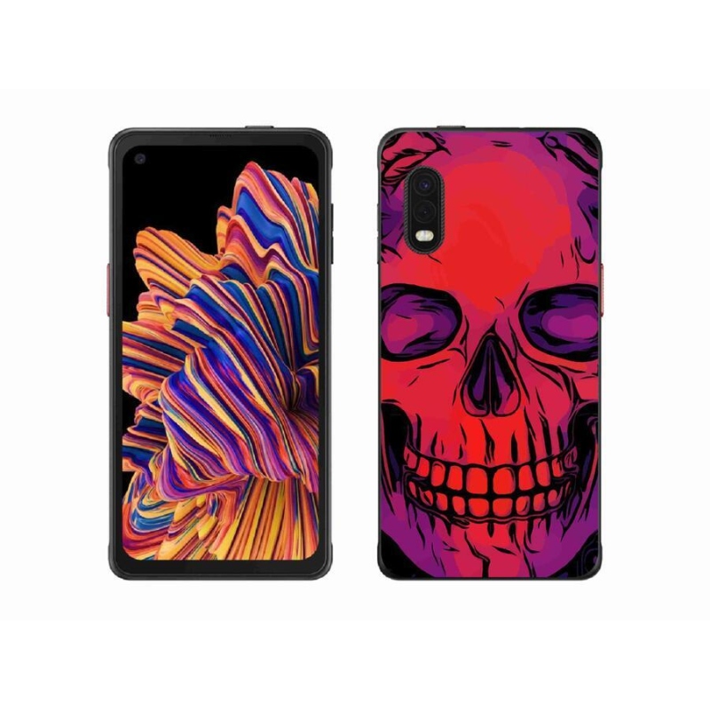 Gél tok mmCase a Samsung Galaxy Xcover Pro készülékhez - koponya